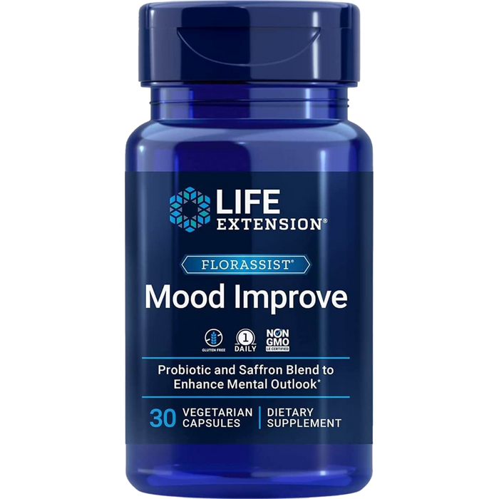 Life Extension FLORASSIST Mood Improve 30 Vegetarian Capsules