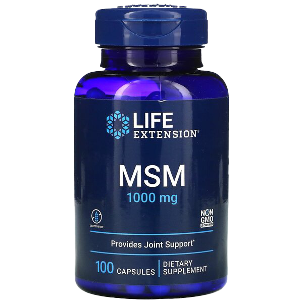 Life Extension MSM, 1000mg - 100 caps