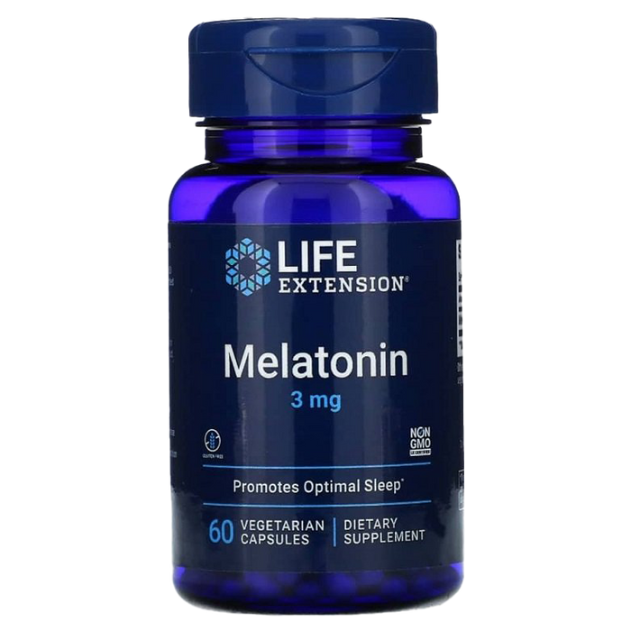 Life Extension Melatonin, 3mg 60 vcaps