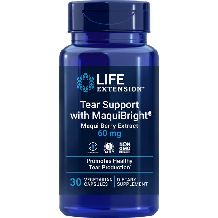 Life Extension Tear Support with MaquiBright 60mg 30 Vegetarian Capsules