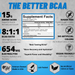Modern Sports Nutrition BCAA+ Blue Raspberry 535g - Amino Acids and BCAAs at MySupplementShop by Modern Sports Nutrition