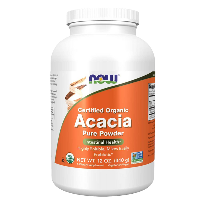 NOW Foods Akazienfaser-Biopulver – 340 g