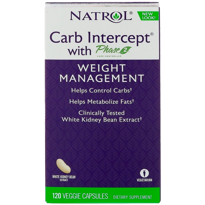 Natrol Carb Intercept with Phase 2 - 120 vcaps