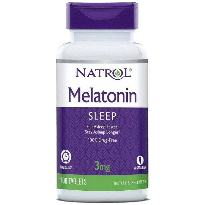 Natrol Melatonin Time Release, 3mg - 100 tabs