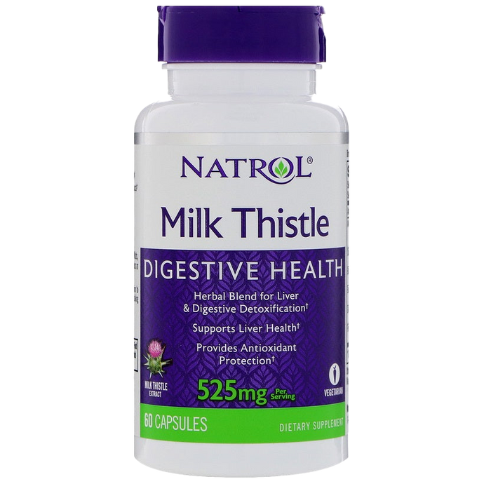 Natrol Milk Thistle, 525mg - 60 caps