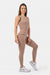 Nebbia Organic Cotton Ribbed Tank Top 414 Brown - XS - Tank Top at MySupplementShop by Nebbia