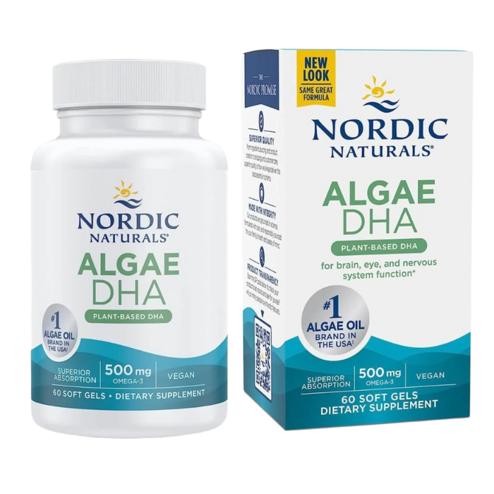 Nordic Naturals Algae DHA 500mg 60 Softgels