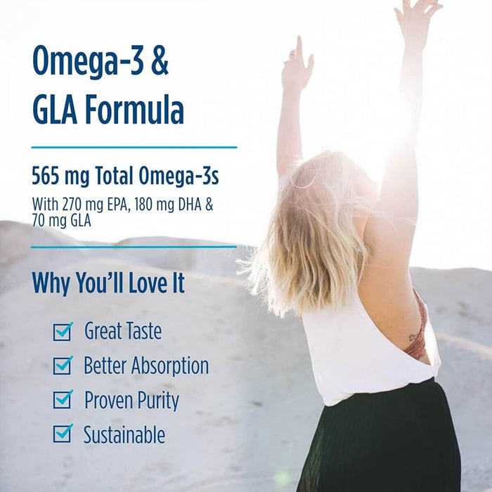 Nordic Naturals Complete Omega 3,6,9 60 Softgels (Lemon) - Omegas, EFAs, CLA, Oils at MySupplementShop by Nordic Naturals