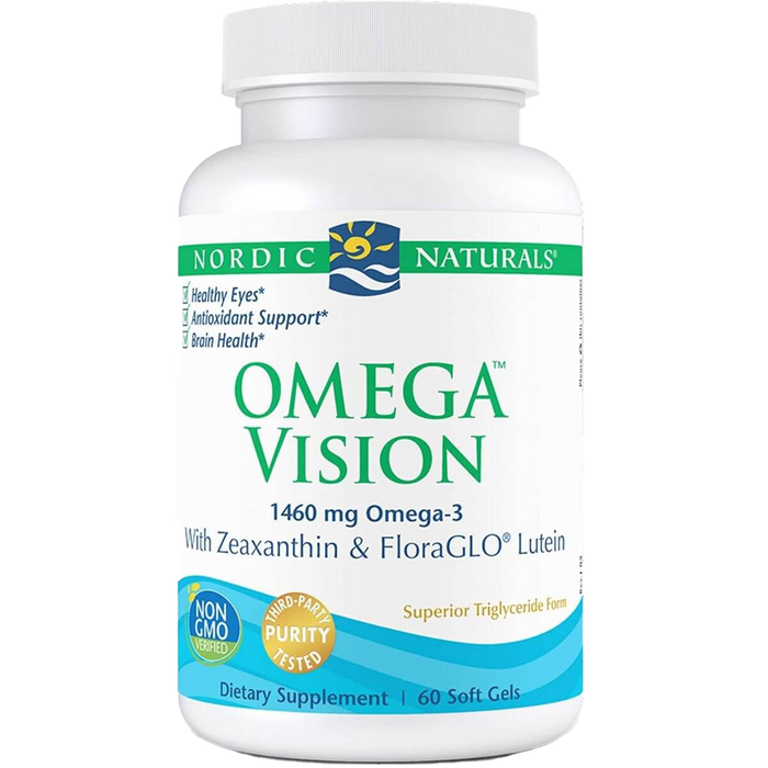 Nordic Naturals Omega Vision 1460mg 60 Softgels (Lemon)