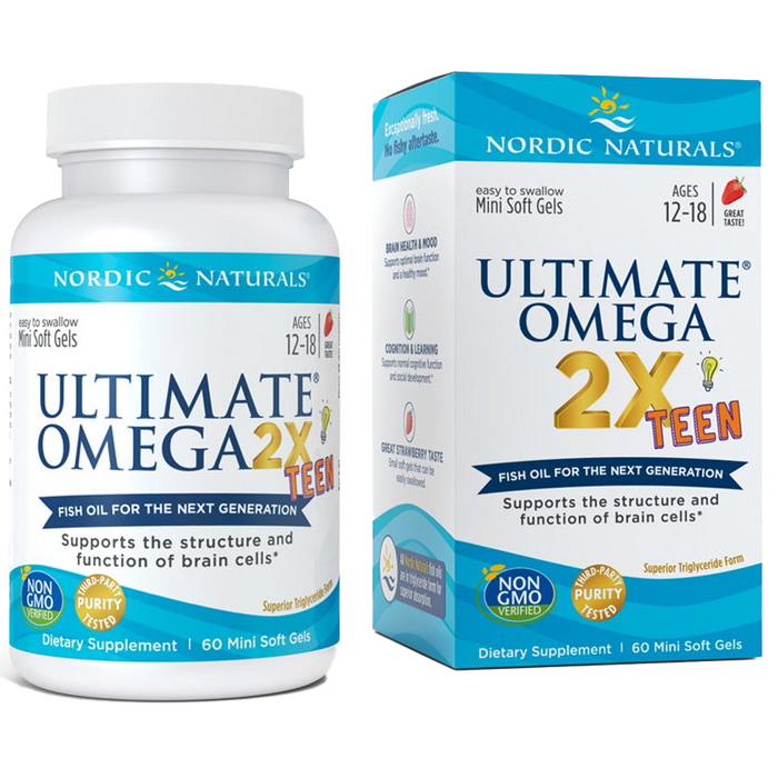 Nordic Naturals Ultimate Omega 2X TEEN - 60 softgels