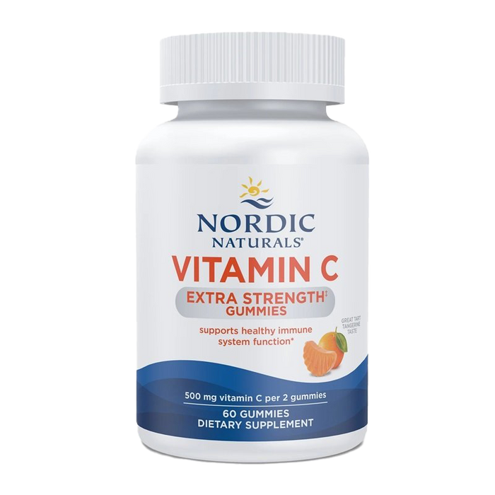 Nordic Naturals Vitamin C Extra Strengthgummies, Tangerine 60gummies