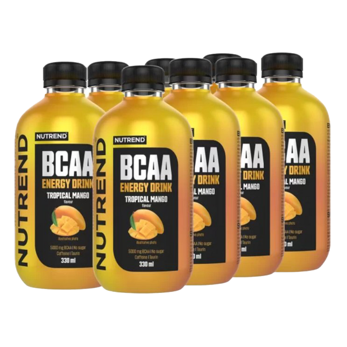 Nutrend BCAA Energy Drink, Tropical Mango - 8 x 330 ml