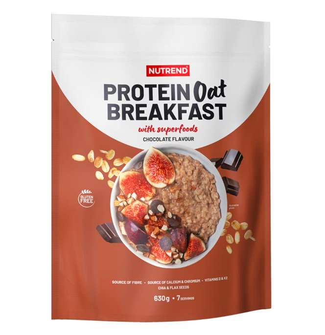Nutrend Protein Oat Breakfast, Chocolate - 630g - Default Title - Sports Nutrition at MySupplementShop by Nutrend