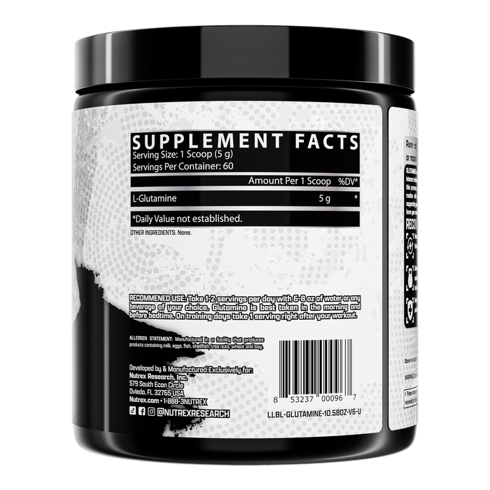 Nutrex Glutamine Drive, Unflavored - 300 grams
