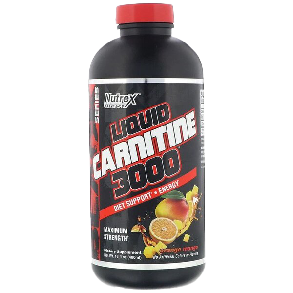 Nutrex Liquid Carnitine 3000, Orange Mango 480ml