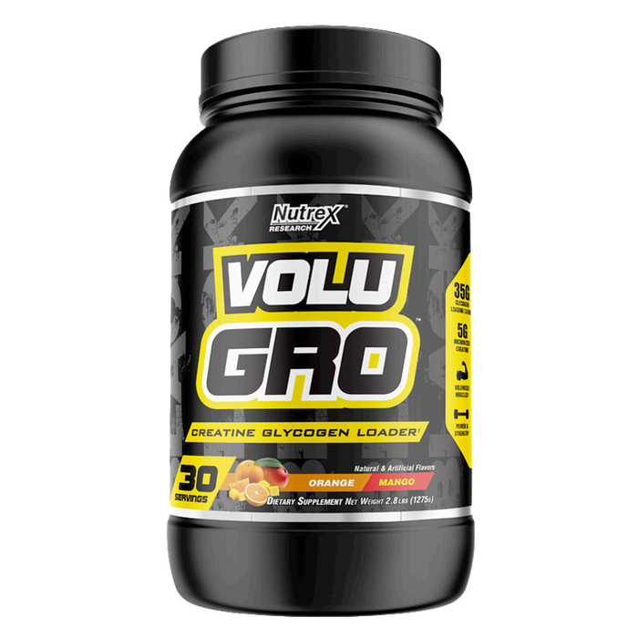 Nutrex Volu Gro, Orange Mango - 1284 grams