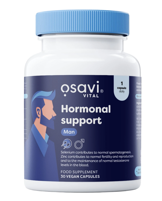 Osavi Hormonal Support Man – Zinc, Selenium & KSM-66® Ashwagandha for Hormonal Health