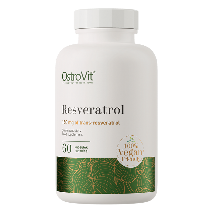 OstroVit Resveratrol VEGE 60 Caps - Sports Supplements at MySupplementShop by Ostrovit