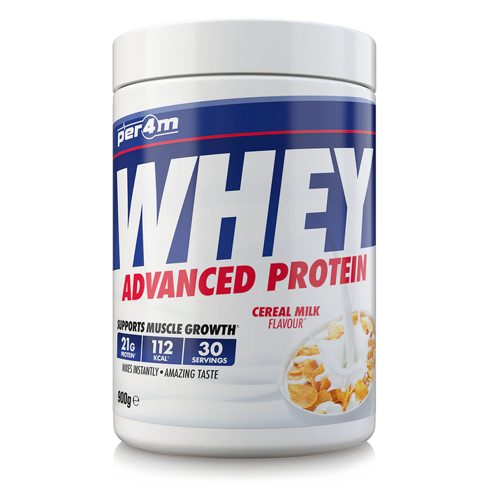 PER4M Whey Protein Powder 900g - 30 Servings | 21g Protein per Serving