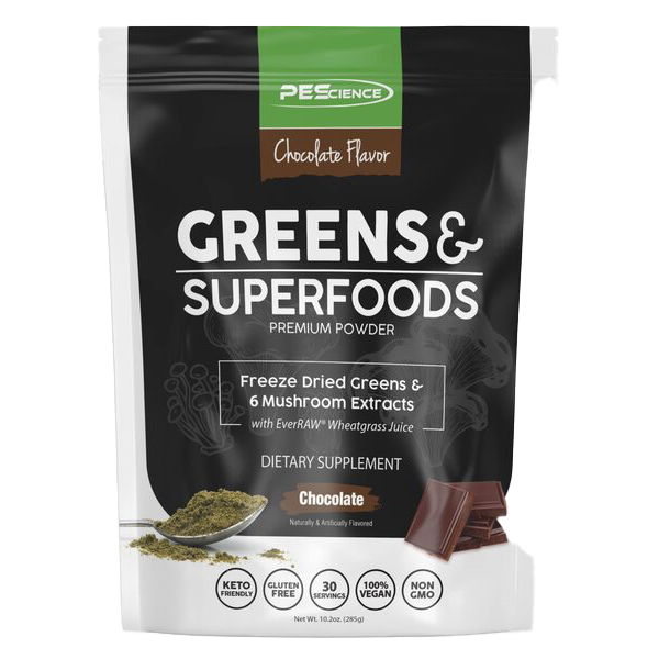 PEScience Greens & Superfoods, Chocolate - 285g