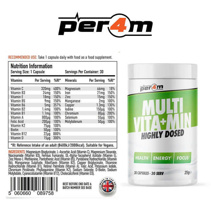 Per4m Multivitamin 30 Caps