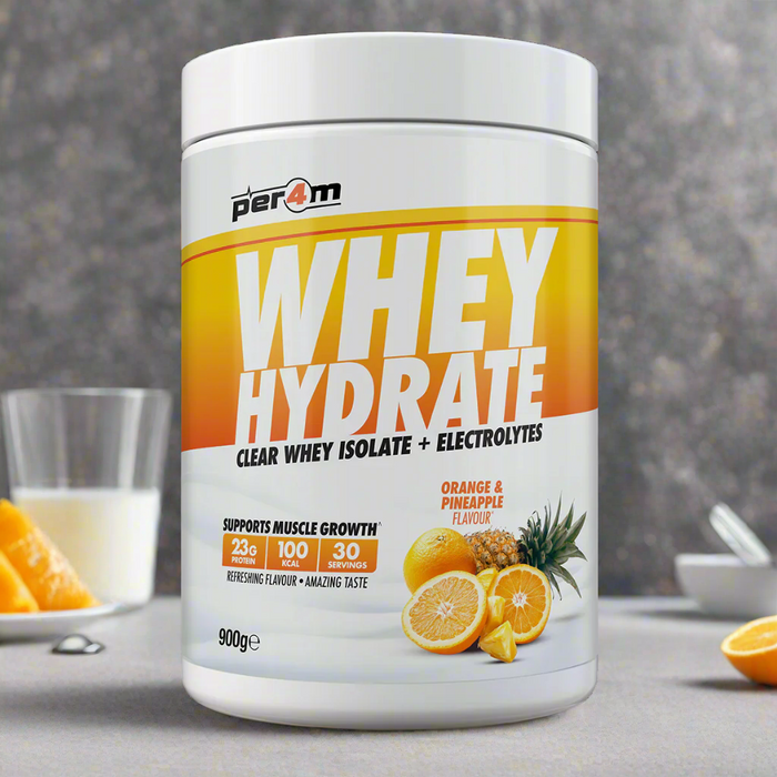 Per4m Whey Hydrate | Clear Whey Isolate Protein Drink with Electrolytes | 23g Protein, Fast Absorption, Fruity Flavour