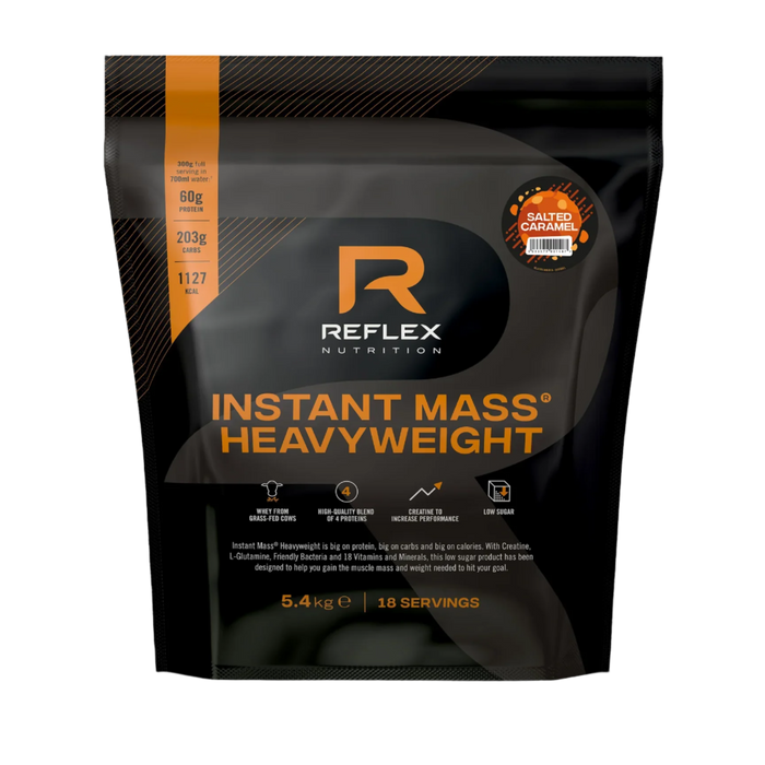 Reflex Nutrition Instant Mass Heavyweight 5,4 kg gesalzenes Karamell