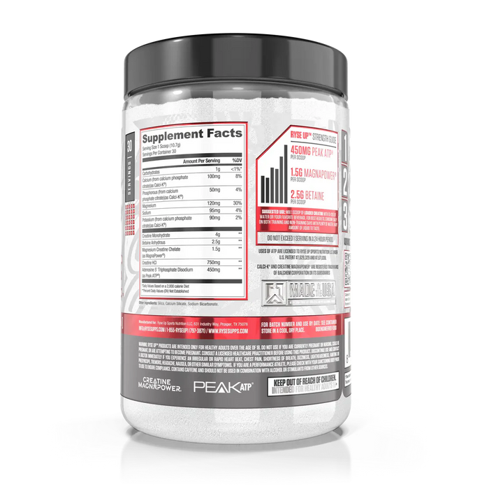 RYSE Loaded Creatine, Unflavored - 321g