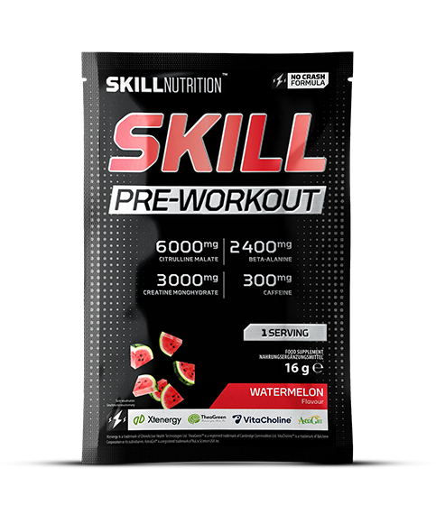 Skill Nutrition Skill Pre-Workout 16g (1 serving) - Watermelon - Sports Nutrition at MySupplementShop by Skill Nutrition