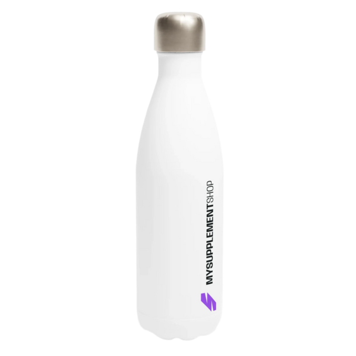 Sleek 500ml (17oz) Stainless Steel MYSUPPLEMENTSHOP Water Bottle – Insulated Double-Wall Flask