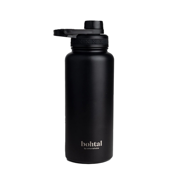 SmartShake Bohtal Insulated Sports Bottle, Black 960 ml
