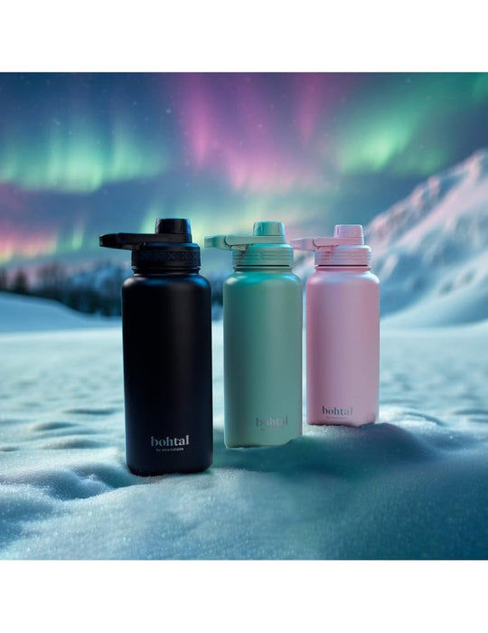 SmartShake Bohtal Insulated Sports Bottle, Pink 960 ml - Sports Supplements at MySupplementShop by SmartShake