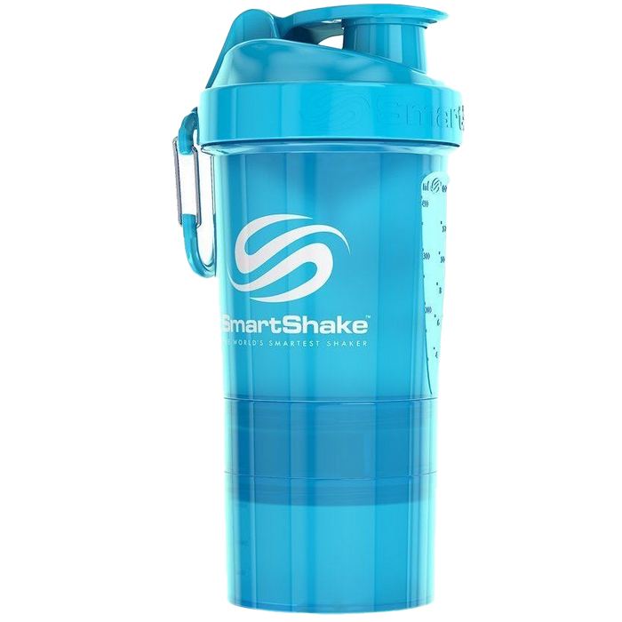 SmartShake Original2Go, Neon Blue - 600 ml.