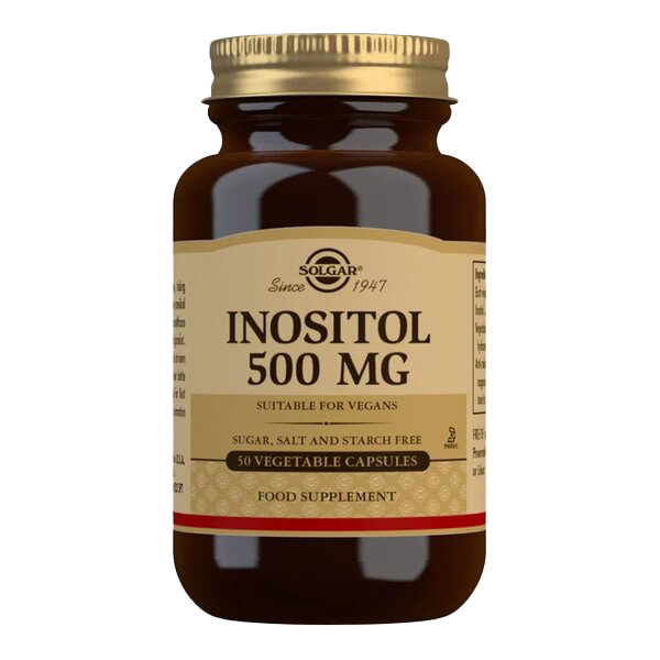 Solgar Inositol, 500mg - 50 vcaps