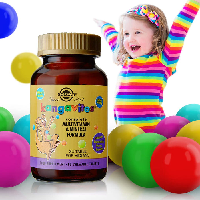 Solgar Kangavites Multivitamin Tropical Punch 60 Tables