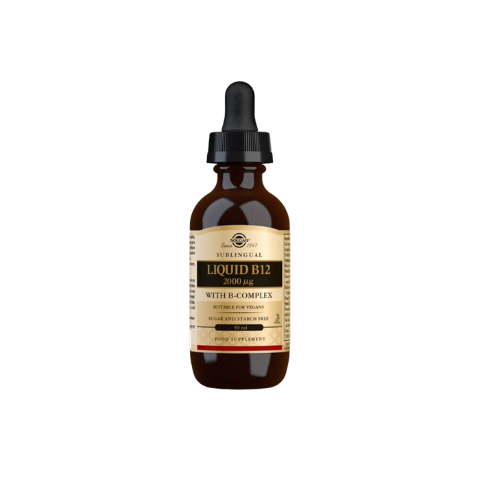 Solgar Liquid B12 2000 µg with B-Complex 59 ml