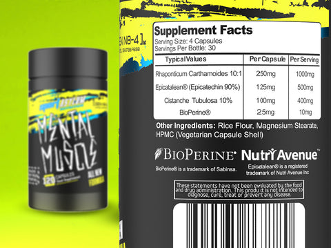 Sport Asylum Nutrition Mental Muscle 120 Caps