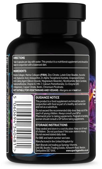 Sports Genetics Joint Support Collagen Capsules 120 Caps - Collagen at MySupplementShop by Sports DNA
