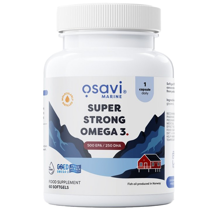 Super Strong Omega 3, 500 EPA / 250 DHA