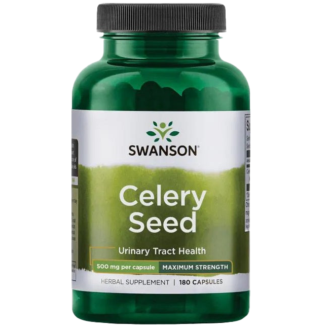 Swanson Celery Seed, 500mg - 180 caps