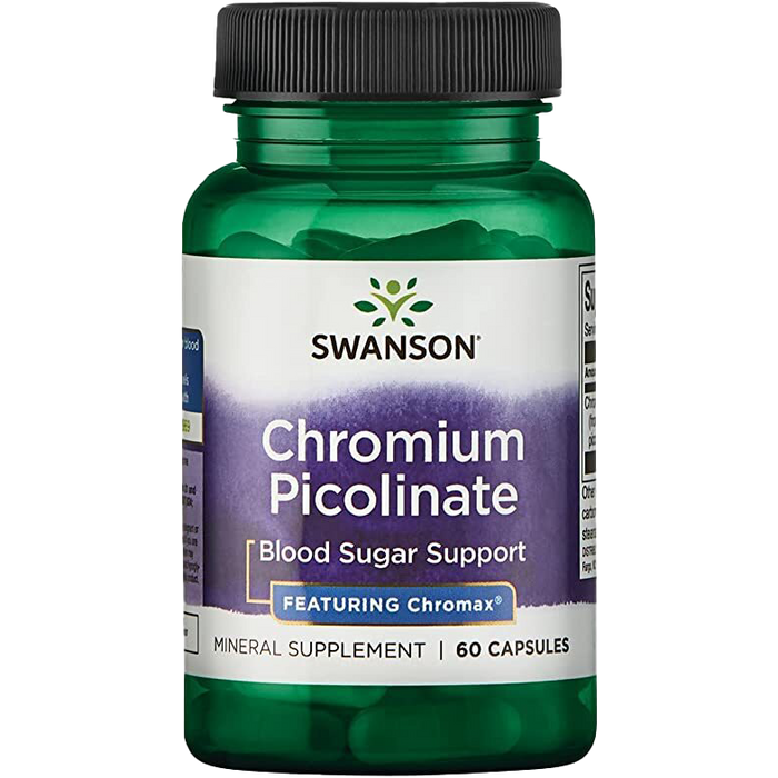 Swanson Chromium Picolinate Featuring Chromax, 200mcg - 60 caps