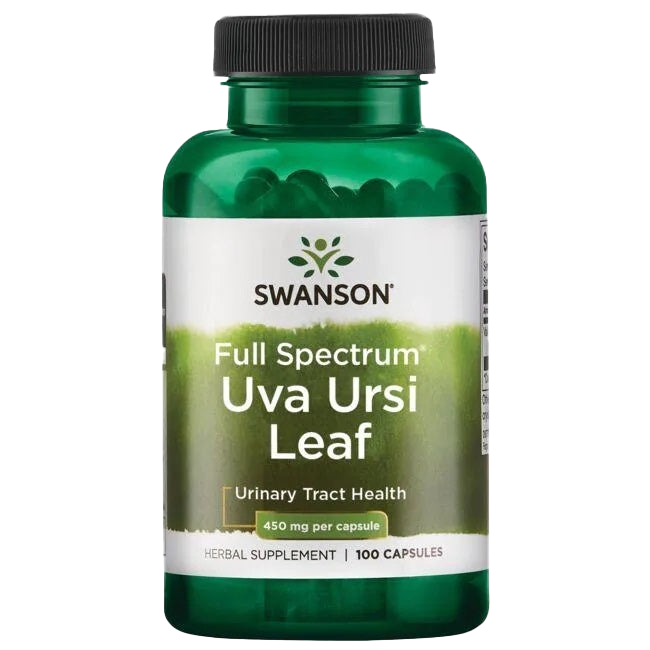 Swanson Full Spectrum Uva Ursi Leaf, 450mg - 100 caps