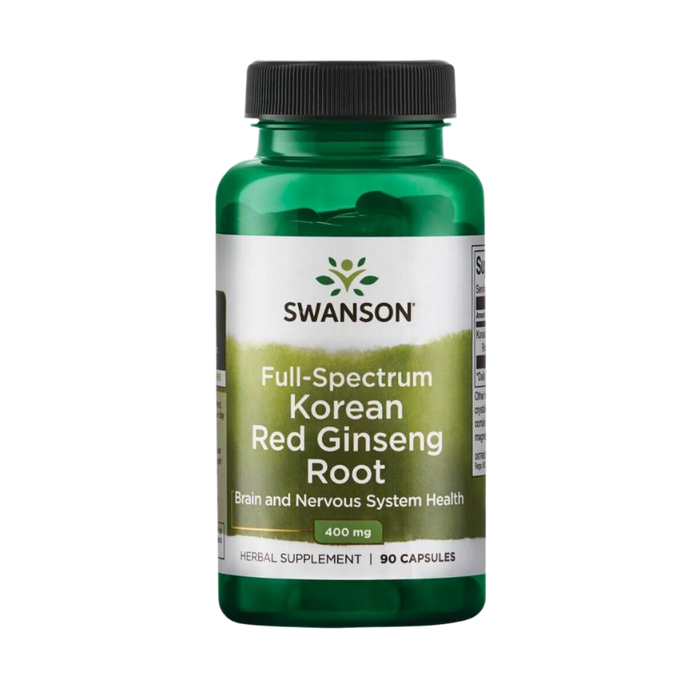 Swanson Korean Red Ginseng Root 400 mg 90 Capsules