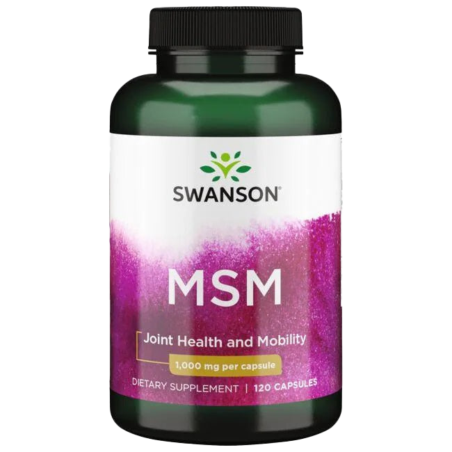 Swanson MSM, 1000mg - 120 caps
