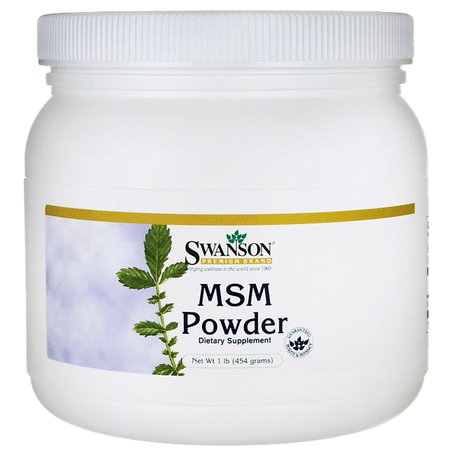 Swanson MSM Methylsulfonylmethane, Powder - 454g
