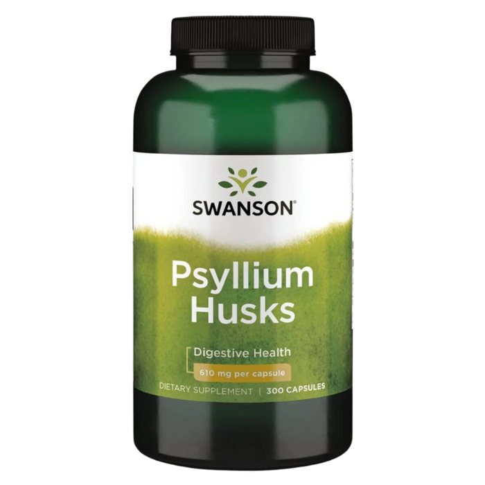 Swanson Psyllium Husks 610 mg 300 Capsules
