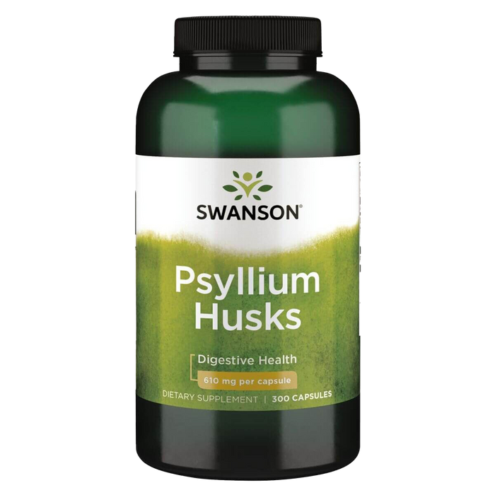 Swanson Psyllium Husks 610 mg 300 Capsules