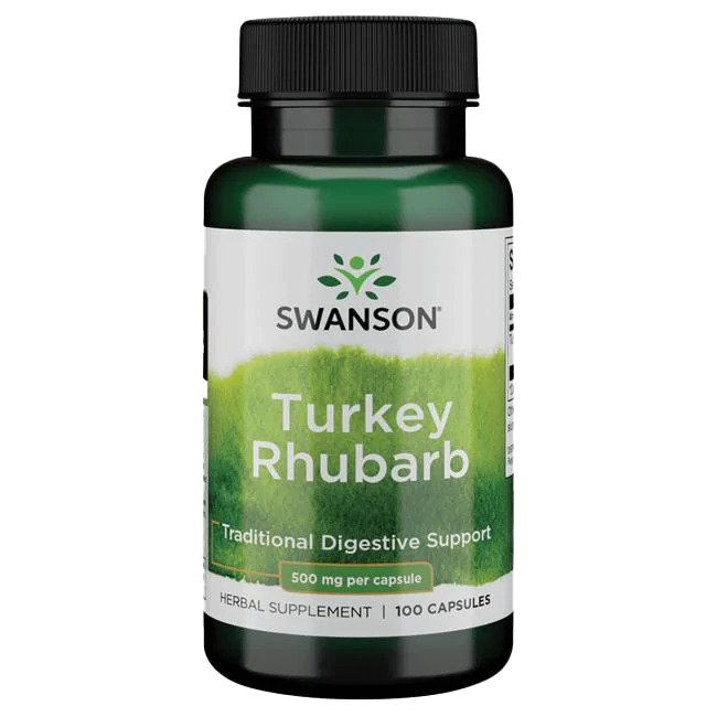 Swanson Turkey Rhubarb - 100 caps