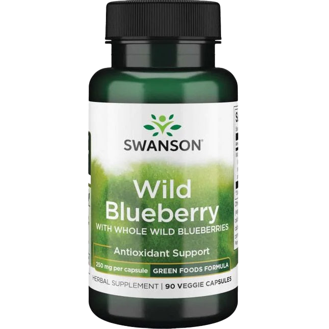 Swanson Wild Blueberry, 250mg - 90 vcaps