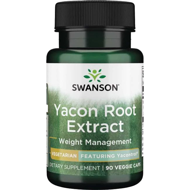 Swanson Yacon Root Extract, 100mg - 90 vcaps